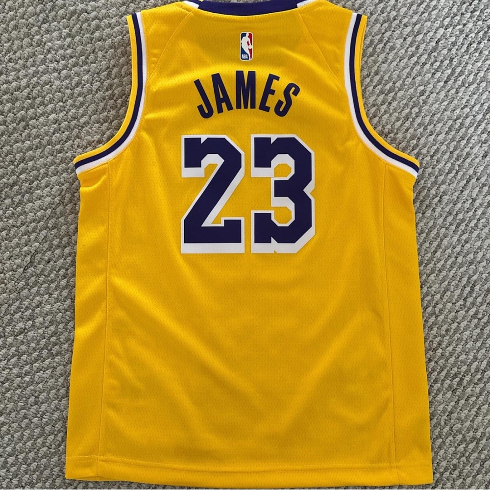 NBA Lakers Lebron James Jersey